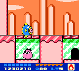 Kirby's Dream Land 2 DX (GBC) • Girl blob